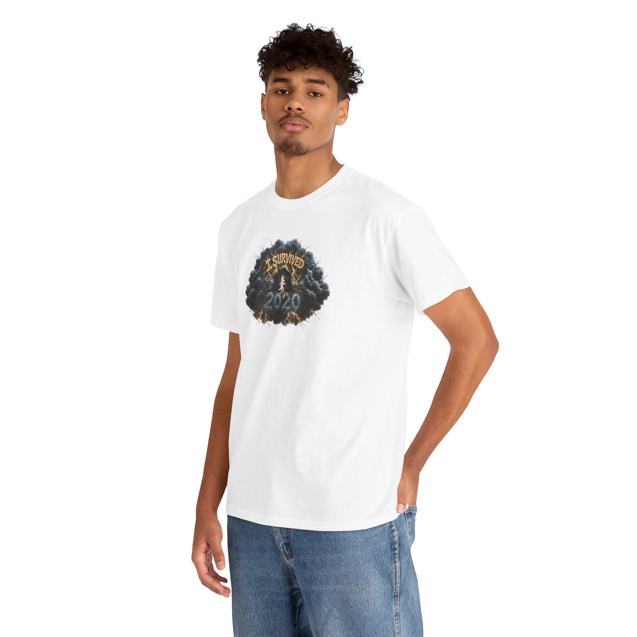 I Survived 2020 — Original PILOT Design: Director's Cut Unisex Heavy Cotton Tee
