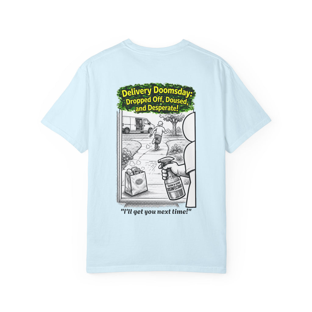 Sobreviví al 2020 — T1:E5 "Apocalipsis de Entregas" | Camiseta unisex teñida de edición Pandemia