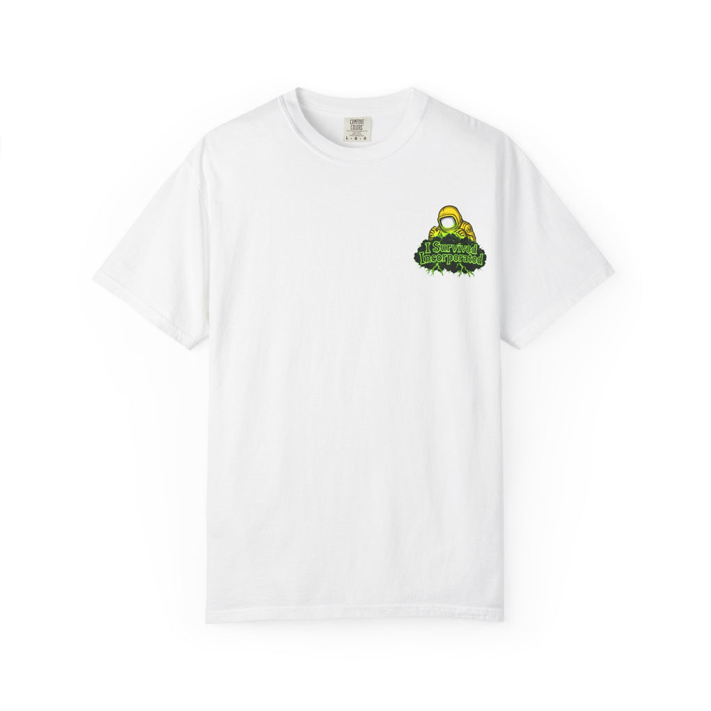 I Survived 2020 — "Please Stand By" Test Pattern Toxic Signal Tee Summer Premiere Unisex Garment-Dyed T-shirt