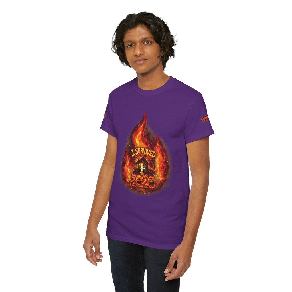 I Survived 2020 — Director's Cut S2:E1 "Berry Creek" | Wildfire Edition Memorial Unisex Heavy Cotton Tee (SPECIAL EDITION)