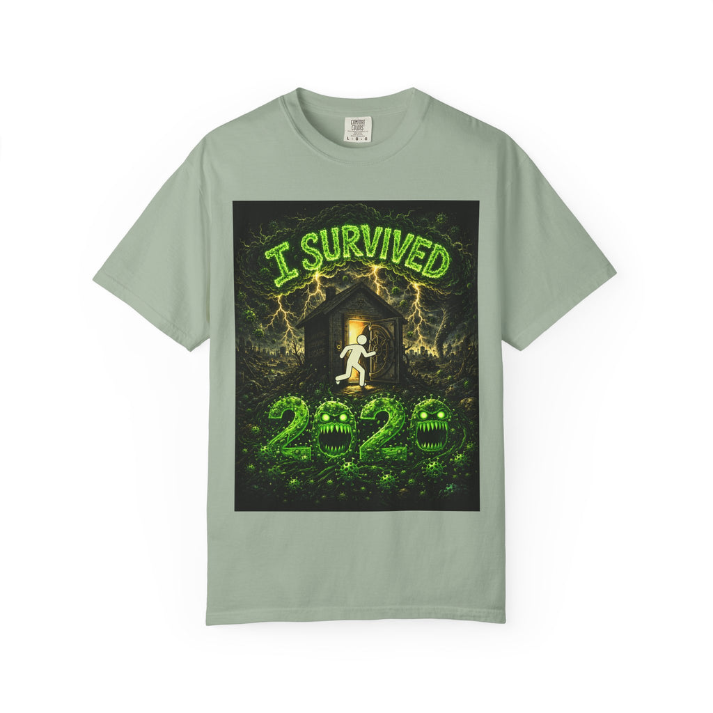 Sobreviví al 2020 — T1:E5 "Apocalipsis de Entregas" | Camiseta unisex teñida de edición Pandemia