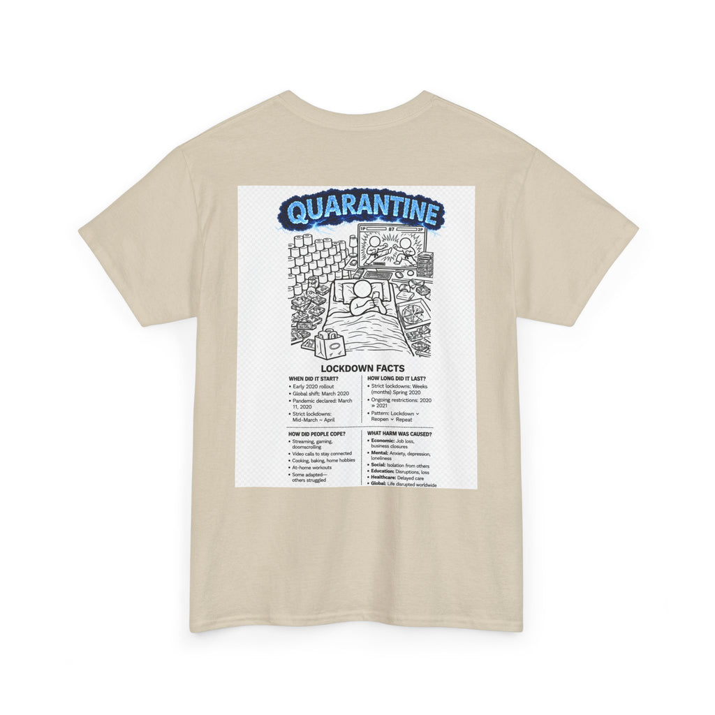 Copy of  I Survived 2020 — S3:E1 "Quarantine" | Lockdown Edition Documentary Unisex Heavy Cotton Tee