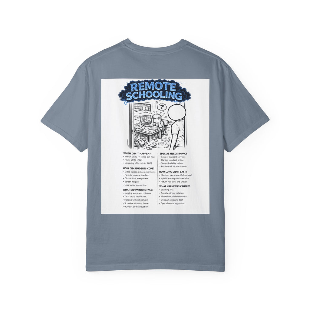 I Survived 2020 — S3:E3 "Remote Schooling" | Lockdown Edition Documentary Unisex Garment-Dyed T-shirt