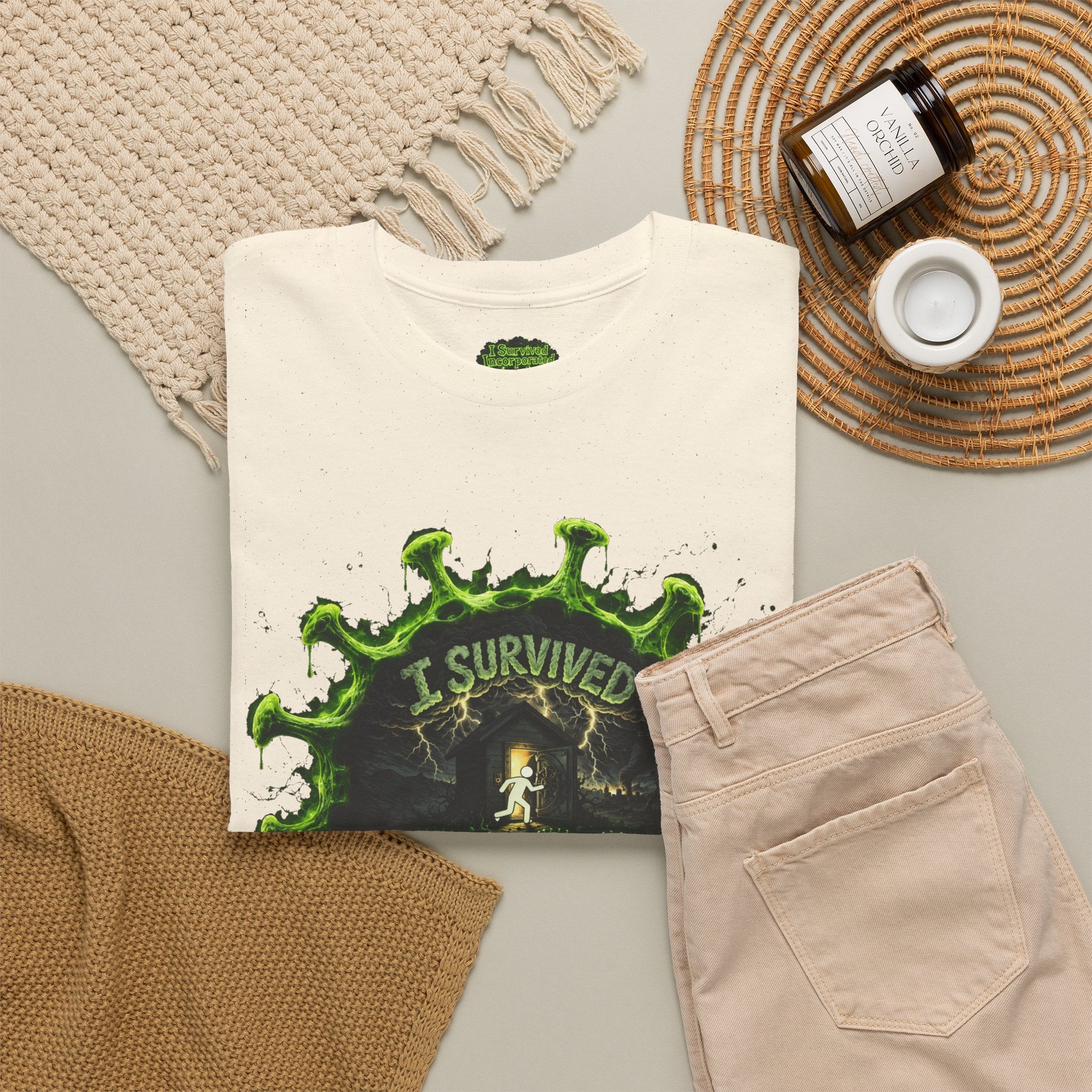 I Survived 2020 — Director's Cut S1:E3 "The Jab!" | Pandemic Edition Unisex Heavy Cotton Tee