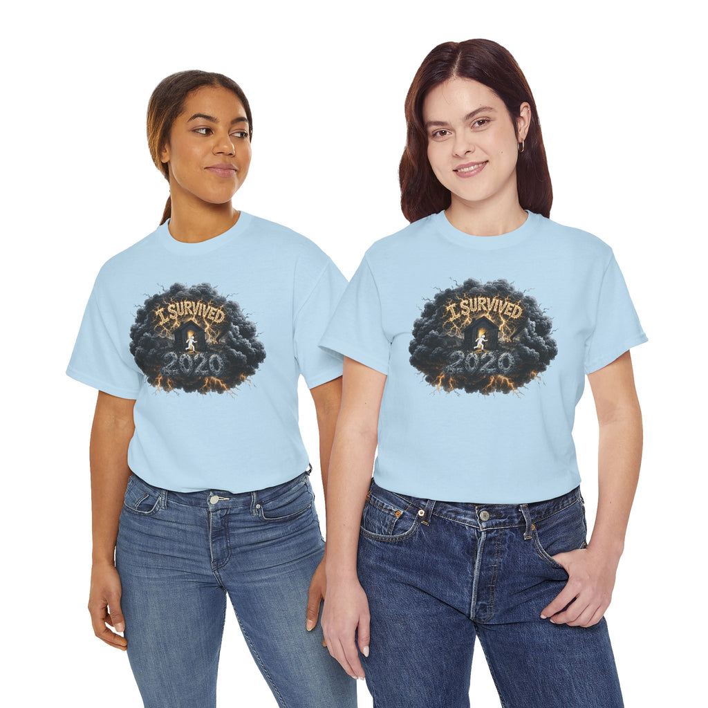 I Survived 2020 — Director's Cut Original Design Teaser Tee | Season 1 Premiere Drop Unisex Heavy Cotton Tee