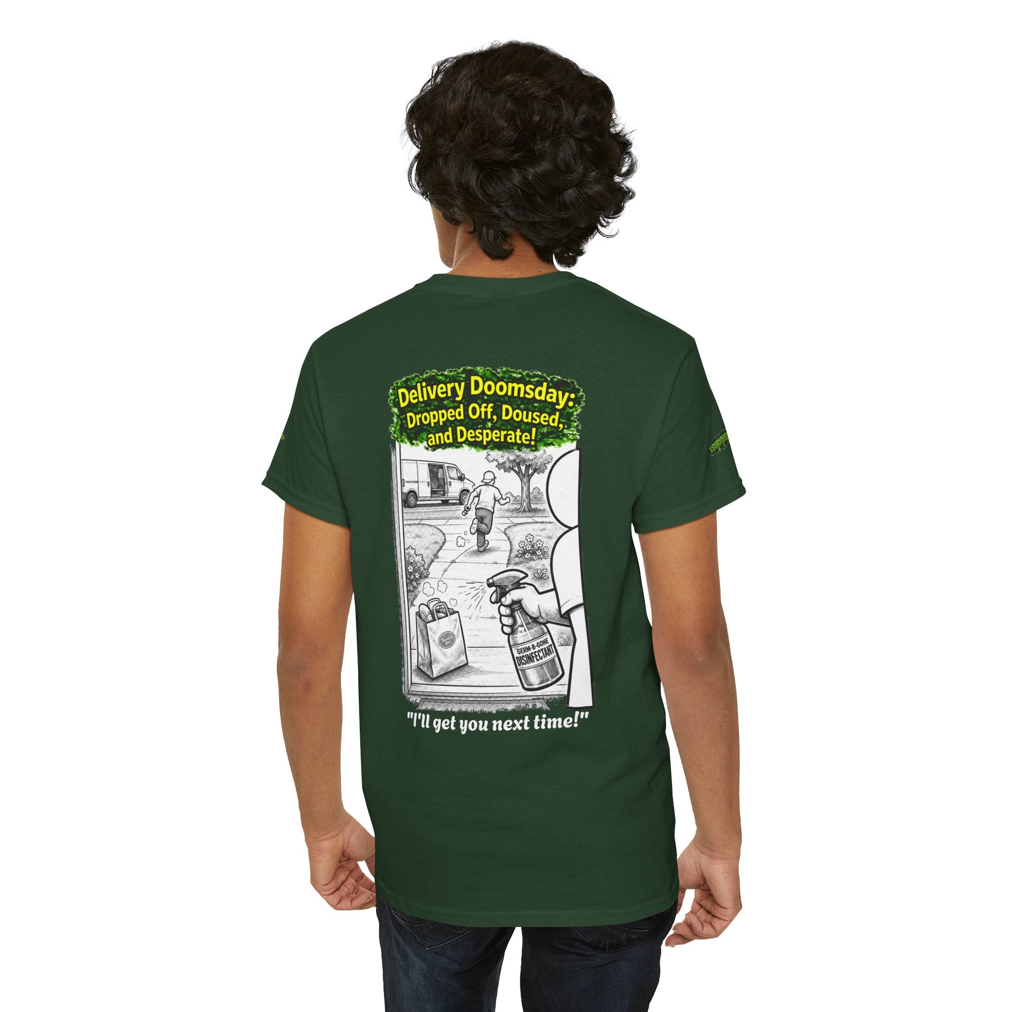 Sobreviví al 2020 — T1:E5 "El día del juicio final de las entregas" | Camiseta unisex de algodón pesado (Edición Pandemia) (EDICIÓN ESPECIAL)