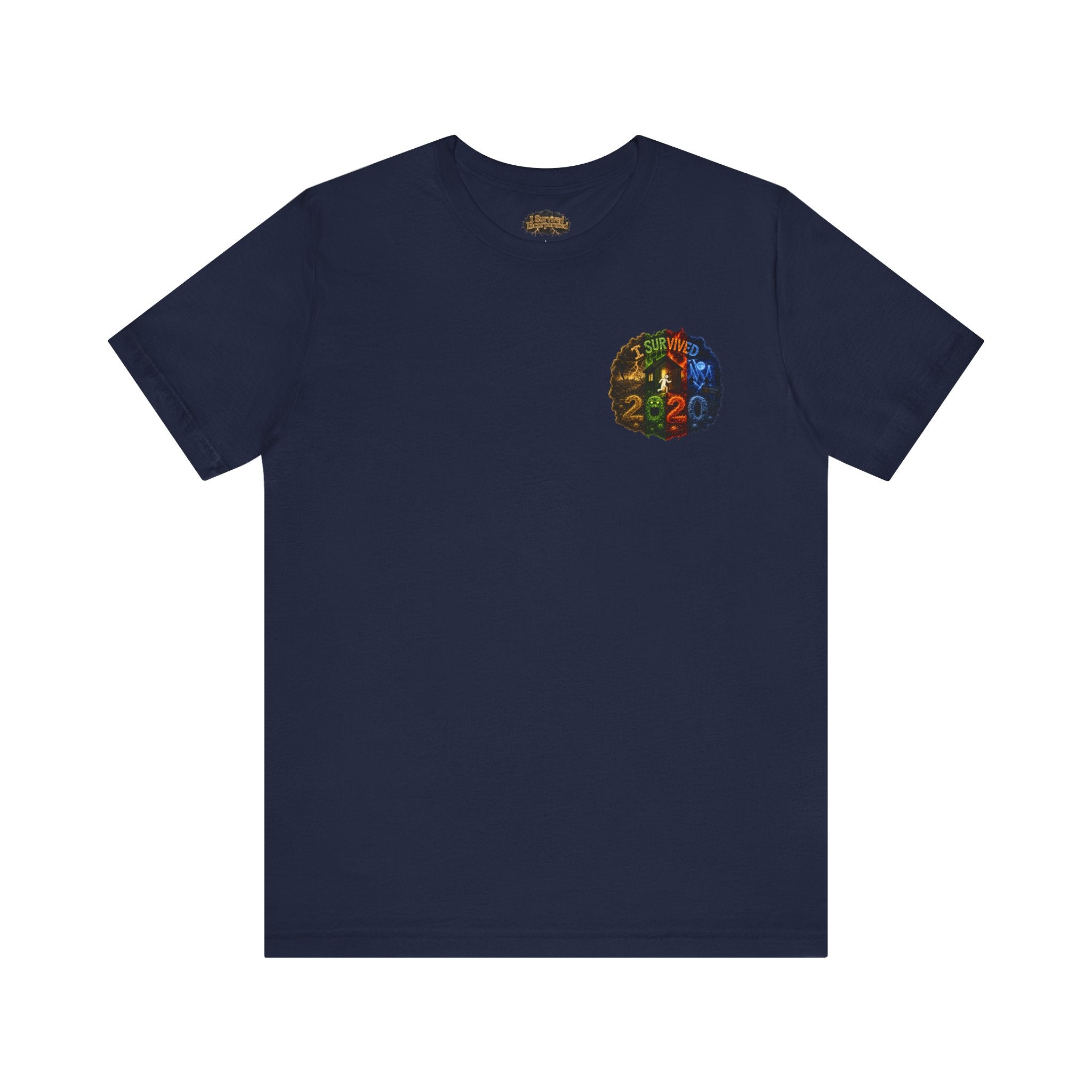 I Survived 2020 — "No Signal" Test Pattern Tee Alien Broadcast Finale Summer Premiere Unisex Jersey Short Sleeve Tee