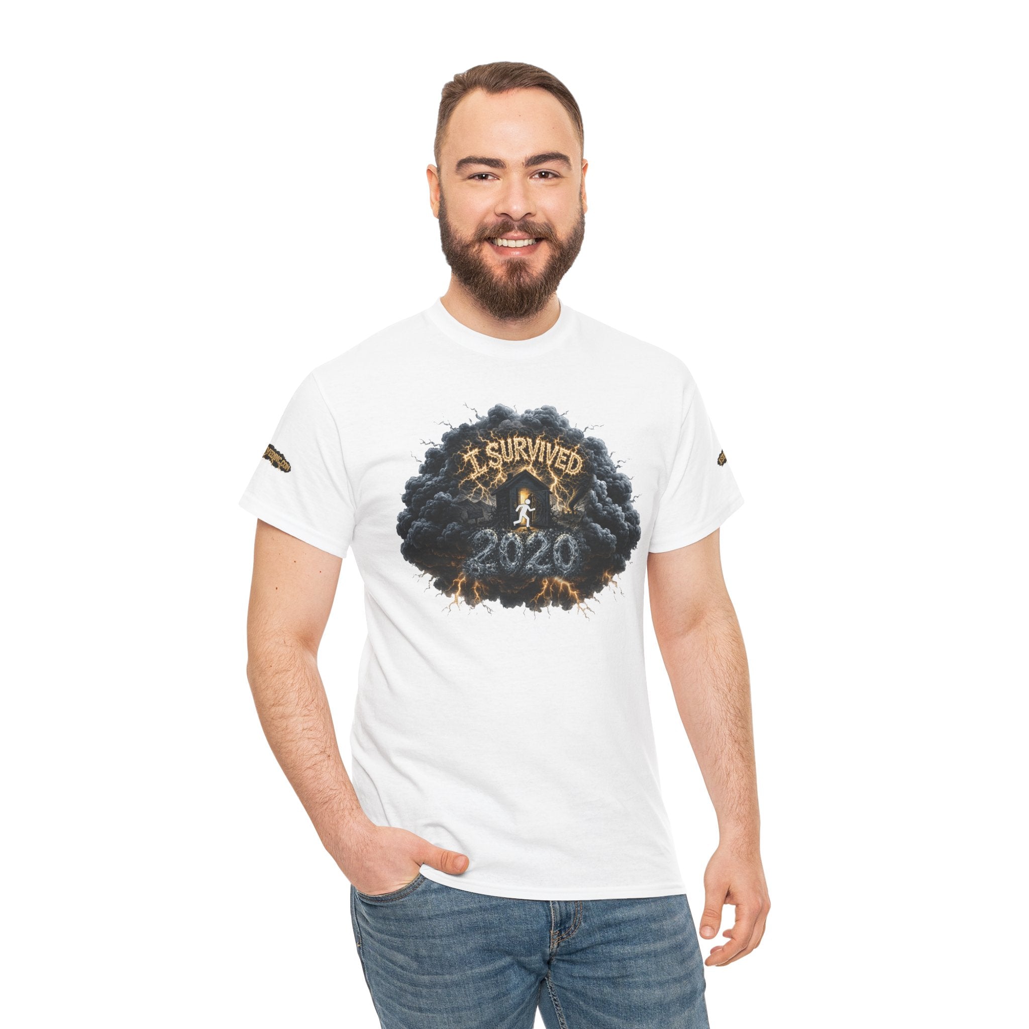 I Survived 2020 — Director's Cut Original Design Teaser Tee | Season 1 Premiere Drop Unisex Heavy Cotton Tee (SPECIAL EDITION)