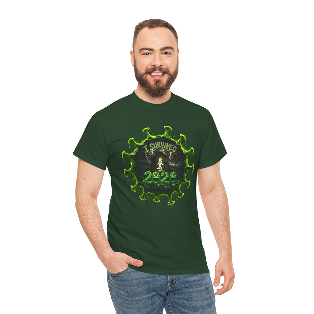 I Survived 2020 — Director's Cut S1:E3 "The Jab!" | Pandemic Edition Unisex Heavy Cotton Tee