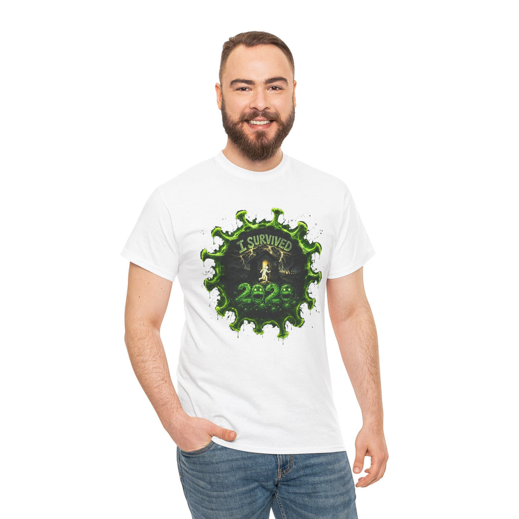 I Survived 2020 — Director's Cut S1:E3 "The Jab!" | Pandemic Edition Unisex Heavy Cotton Tee