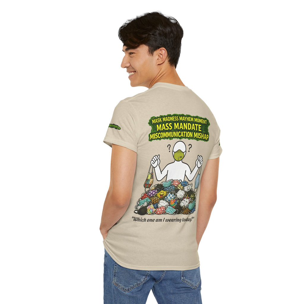 I Survived 2020 — PANDEMIC S1:E4: Special Edition "Mask Madness" Unisex Heavy Cotton Tee