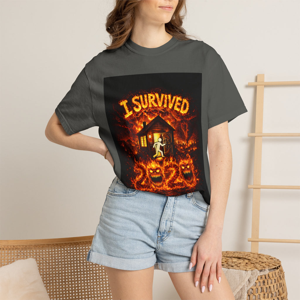 I Survived 2020 — S2:E4 "Western U.S. Wildfire Season" | Mid-Season Finale Pt. 1 | Wildfire Edition Memorial Unisex Garment-Dyed T-shirt