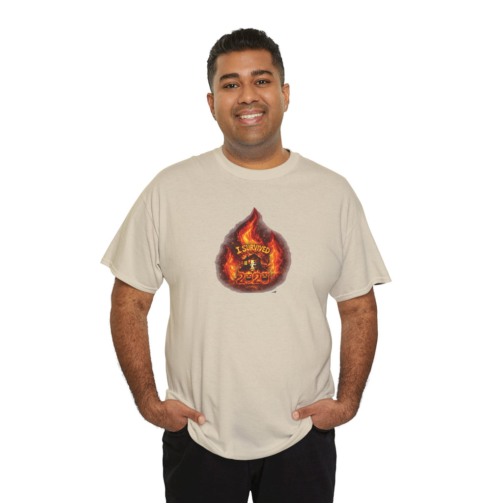 I Survived 2020 — WILDFIRES S2:E3: Director's Cut "The California Wildfires" Memorial Unisex Heavy Cotton Tee