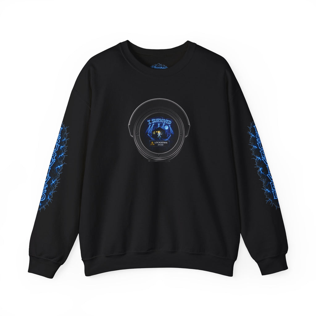 I Survived 2020 — LOCKDOWN S3:E3: Director's Cut Special Edition "Remote Schooling" Unisex Heavy Blend™ Crewneck Sweatshirt