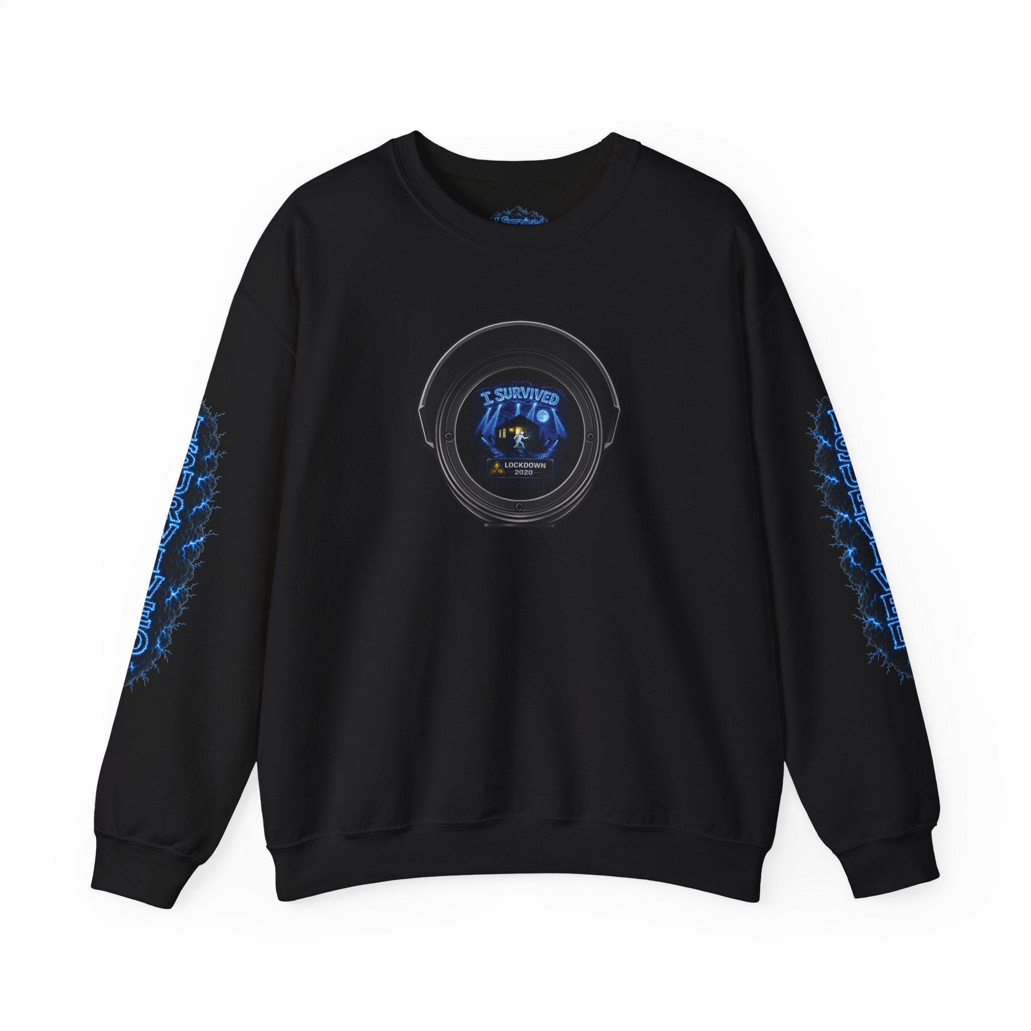 I Survived 2020 — LOCKDOWN S3:E3: Director's Cut Special Edition "Remote Schooling" Unisex Heavy Blend™ Crewneck Sweatshirt