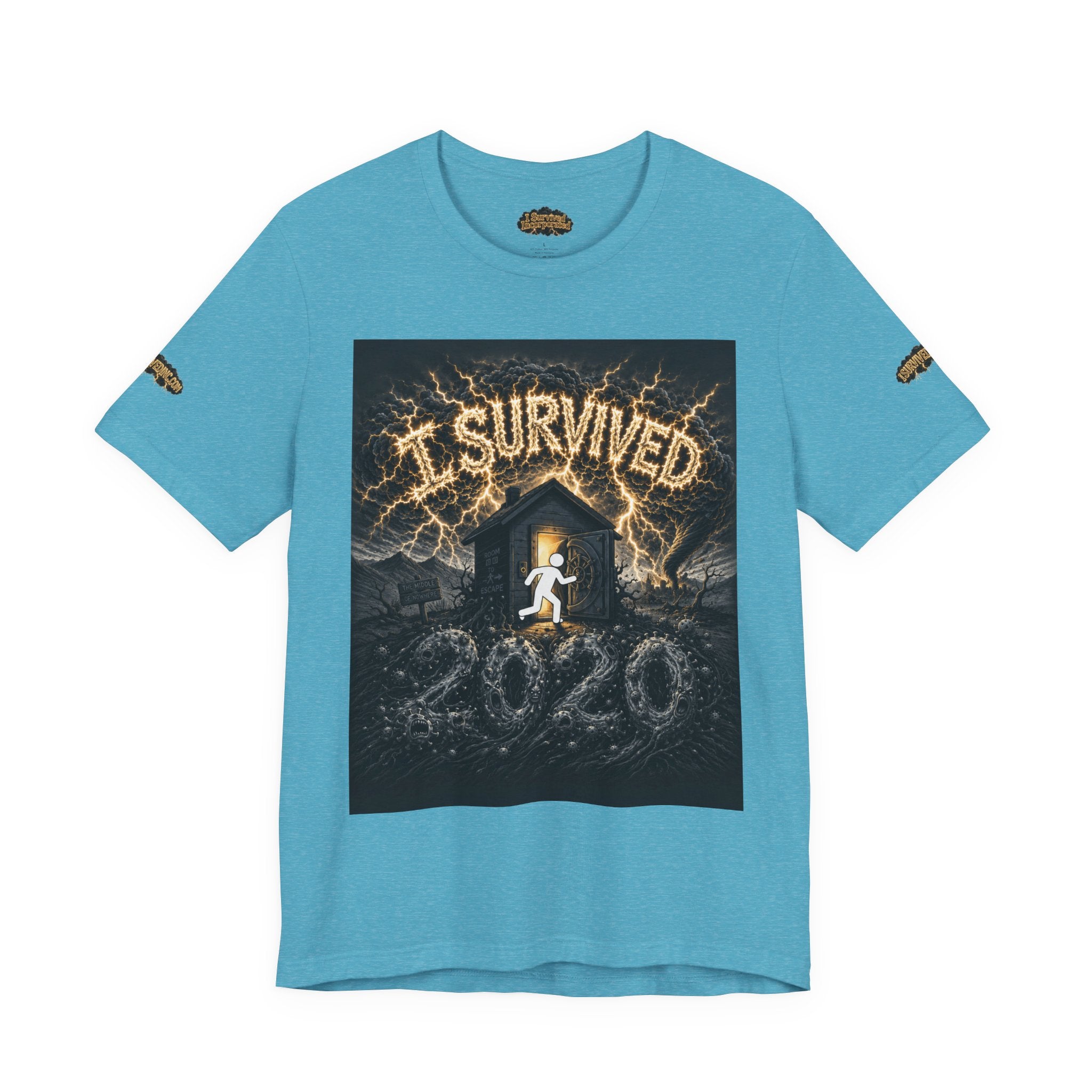 I Survived 2020 — Original Design Teaser Tee | Season 1 Premiere Drop Unisex Jersey Short Sleeve Tee