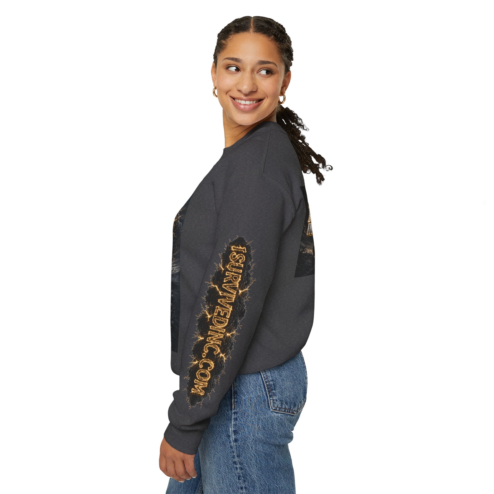 I Survived 2020 — Original Design Teaser Tee | Season 1 Premiere Drop Unisex Heavy Blend™ Crewneck Sweatshirt (SPECIAL EDITION)