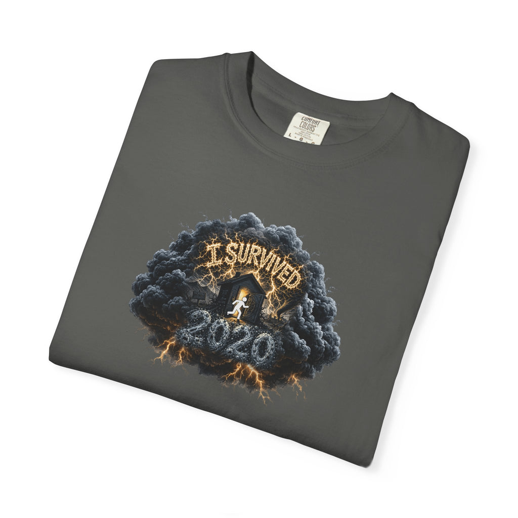 I Survived 2020 — Original PILOT Design: Director's Cut Unisex Garment-Dyed T-shirt