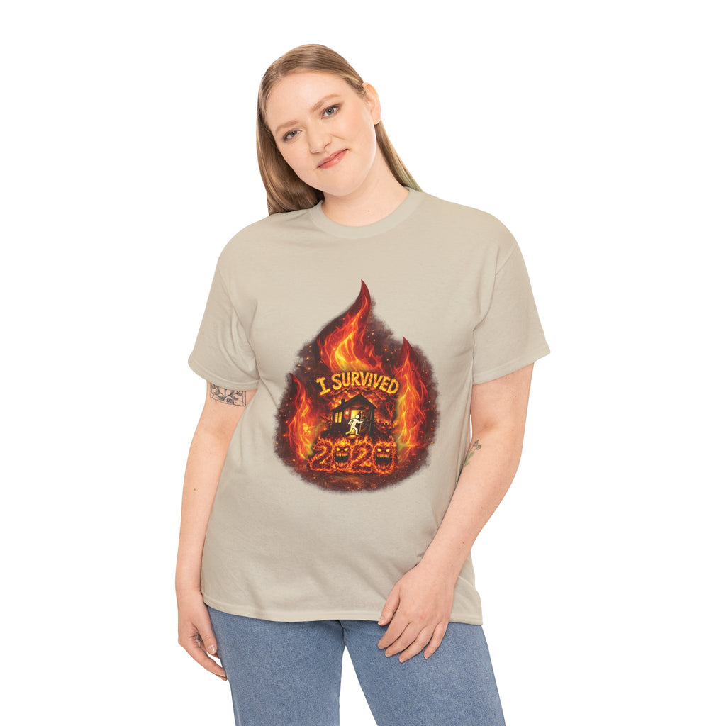 I Survived 2020 — Director's Cut S2:E1 "Berry Creek" | Wildfire Edition Memorial Unisex Heavy Cotton Tee