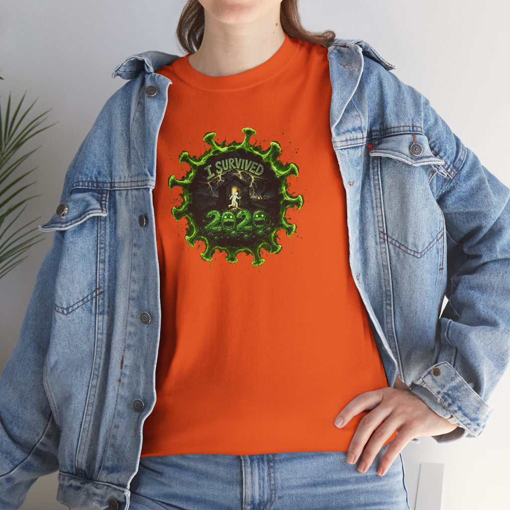 I Survived 2020 — PANDEMIC S1:E1: Director's Cut "COVID-19: The Coronavirus" Unisex Heavy Cotton Tee