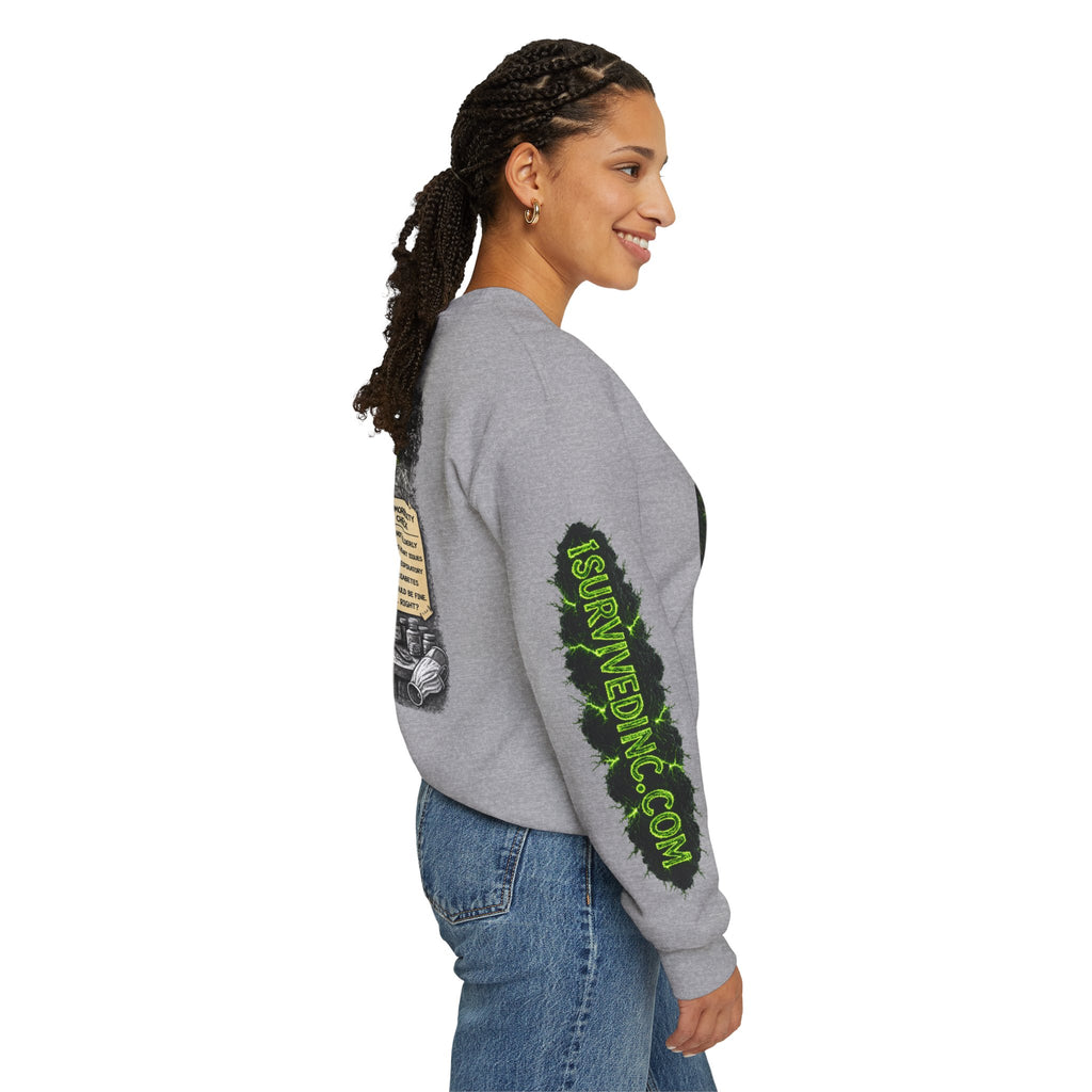 I Survived 2020 — S1:E1 "COVID-19: The Coronavirus" | Pandemic Edition Unisex Heavy Blend™ Crewneck Sweatshirt