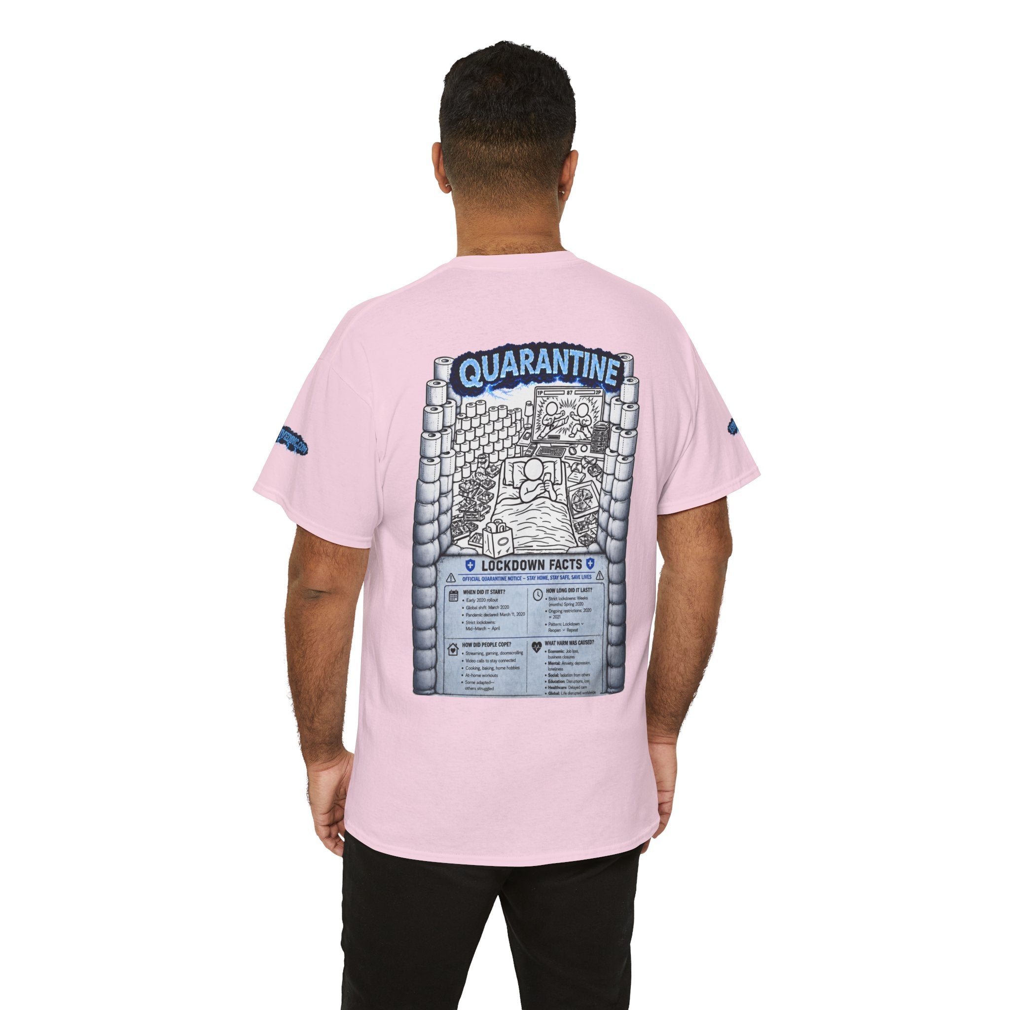 I Survived 2020 — LOCKDOWN S3:E1: Special Edition "Quarantine" Unisex Heavy Cotton Tee