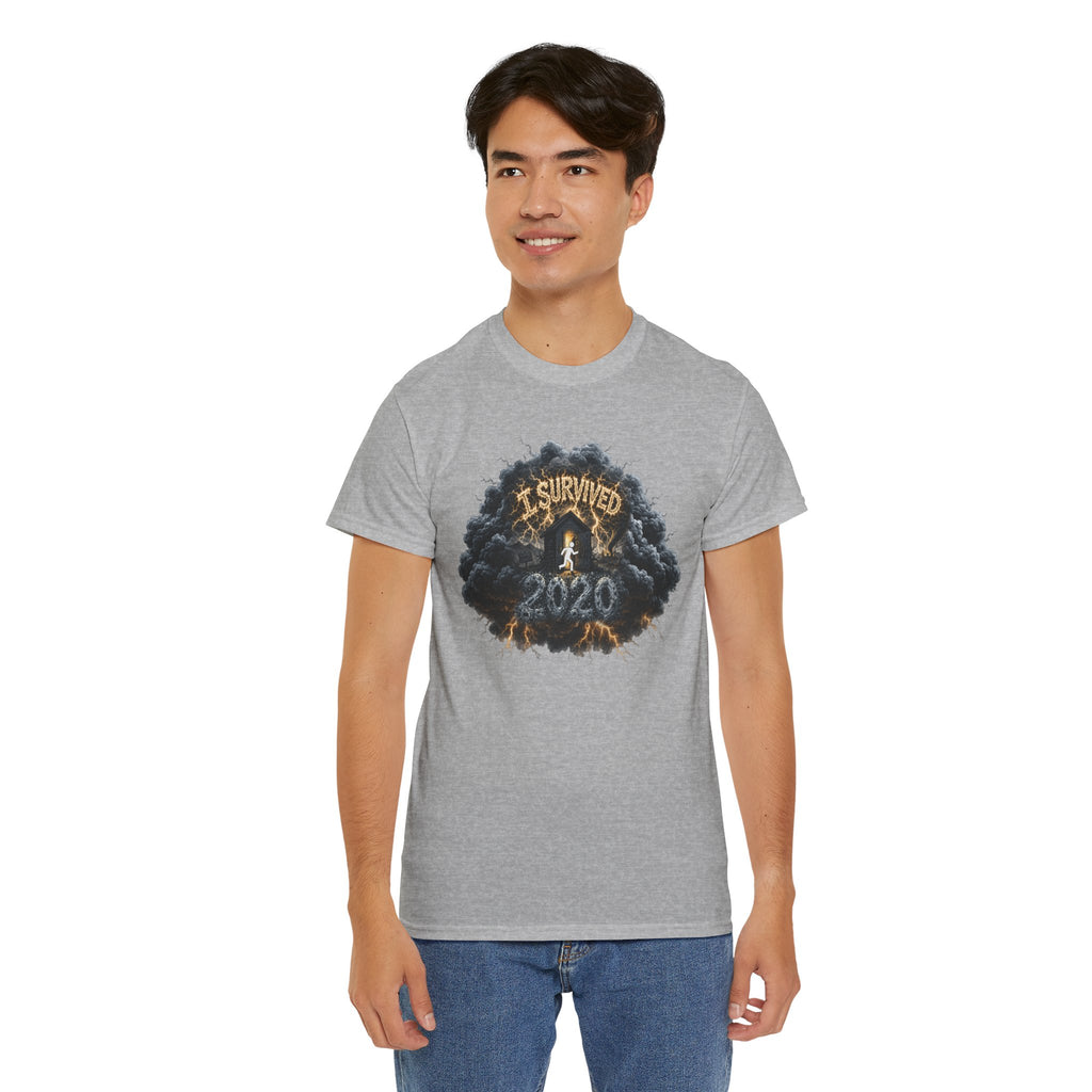 I Survived 2020 —  Deriector's Cut Original Design Teaser Tee | Season 1 Premiere Drop Unisex Heavy Cotton Tee