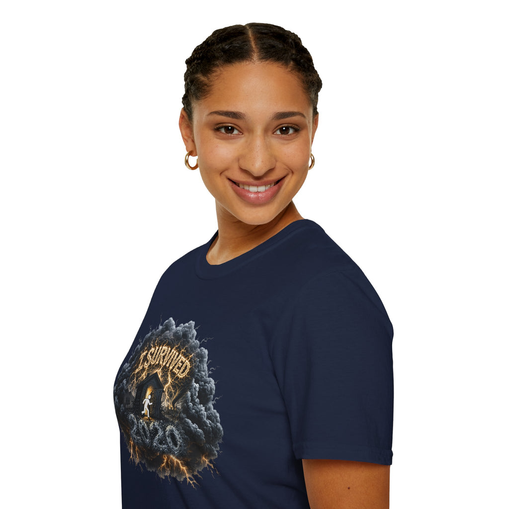 I Survived 2020 — Director's Cut Original Design Teaser Tee | Season 1 Premiere Drop Unisex Softstyle T-Shirt