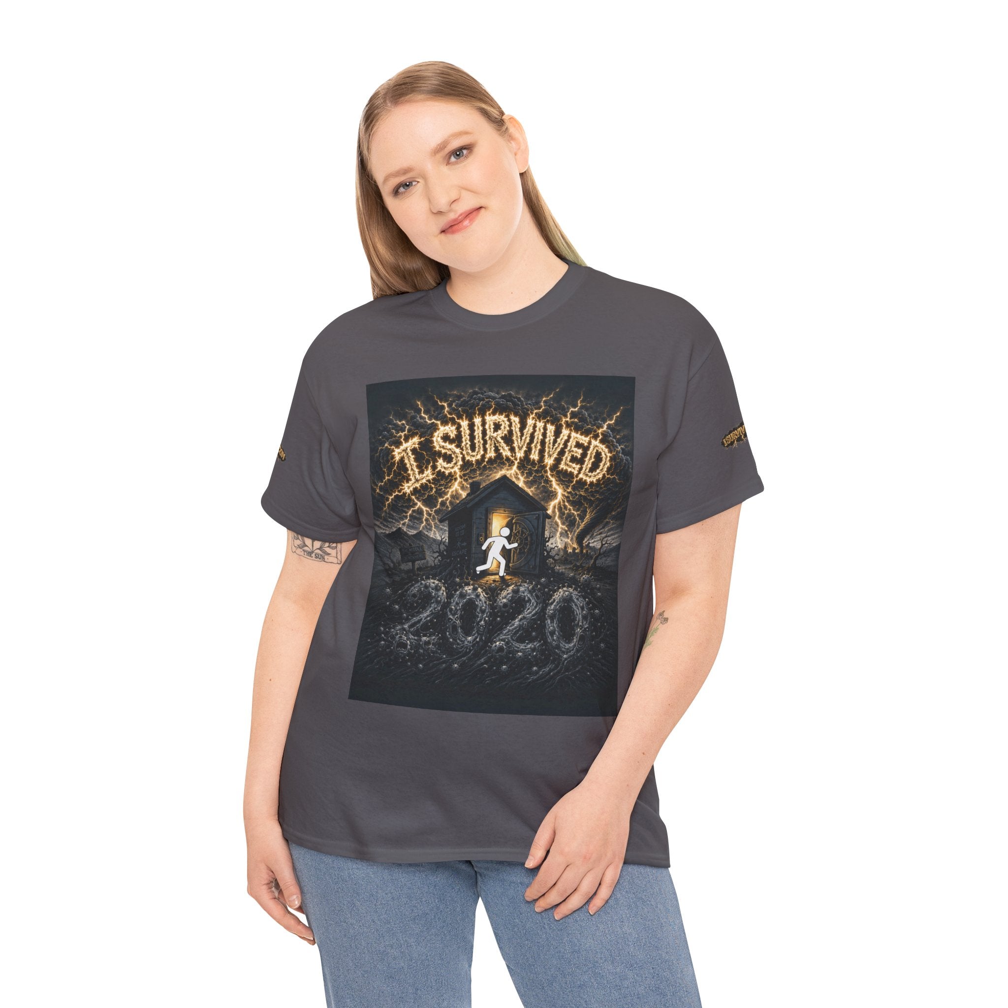 I Survived 2020 — Original PILOT Design: Special Edition Unisex Heavy Cotton Tee