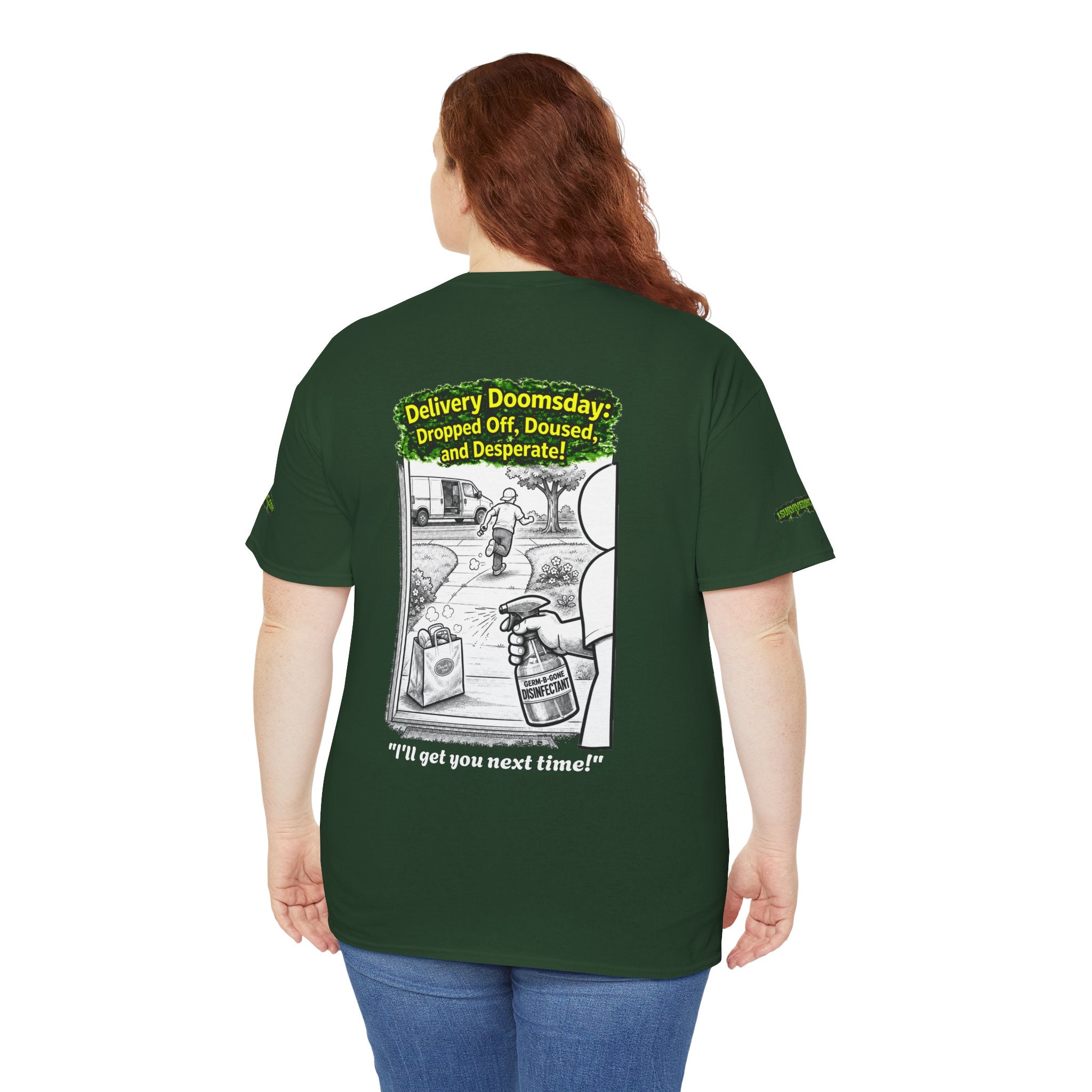 I Survived 2020 — PANDEMIC S1:E5: Director's Cut Special Edition "Delivery Doomsday" Unisex Heavy Cotton Tee