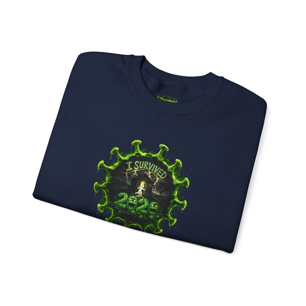 I Survived 2020 — PANDEMIC S1:E5: Director's Cut "Delivery Doomsday" Unisex Heavy Blend™ Crewneck Sweatshirt