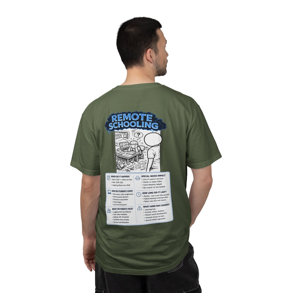 I Survived 2020 — Director's Cut S3:E3 "Remote Schooling" | Lockdown Edition Documentary Unisex Garment-Dyed T-shirt
