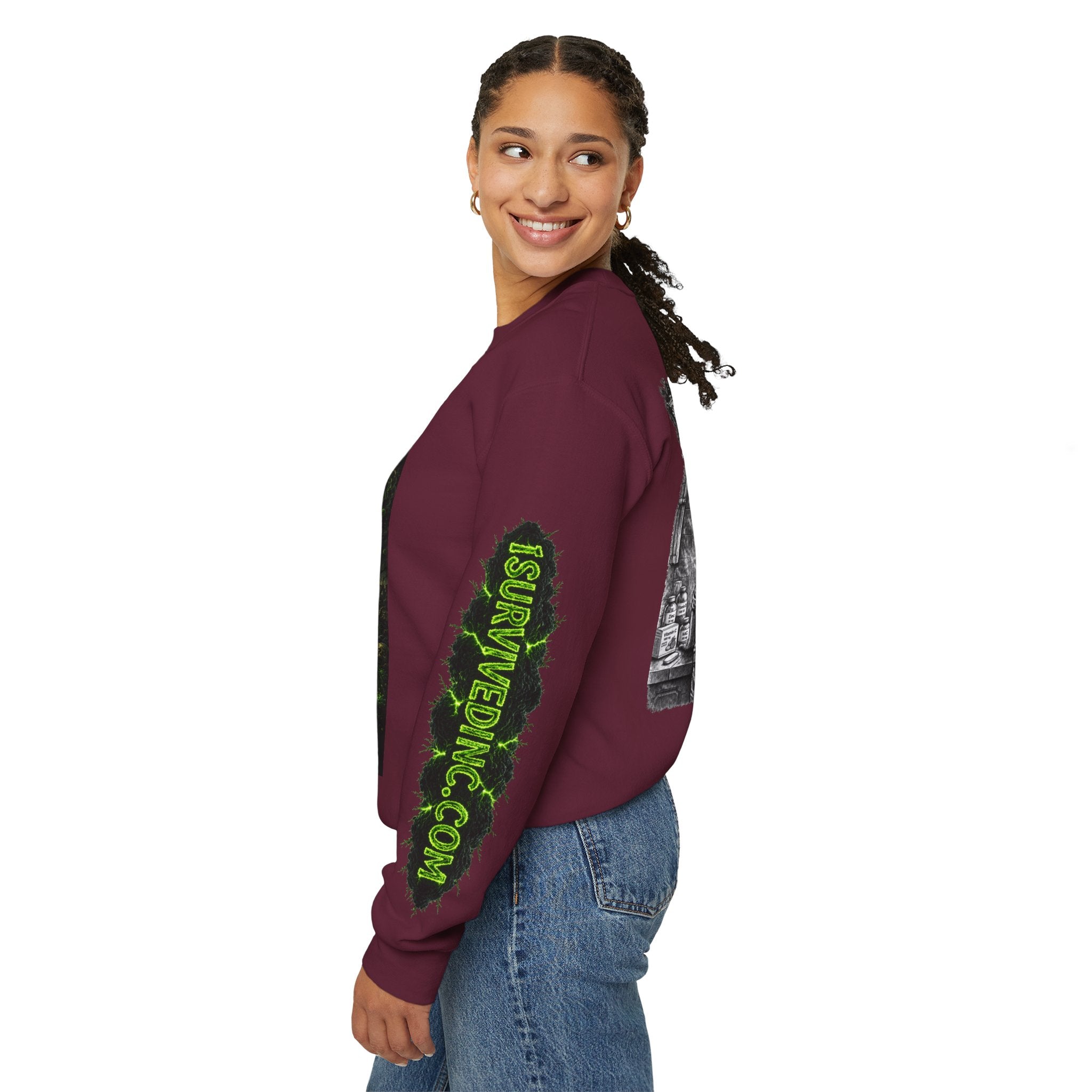 I Survived 2020 — S1:E1 "COVID-19: The Coronavirus" | Pandemic Edition Unisex Heavy Blend™ Crewneck Sweatshirt