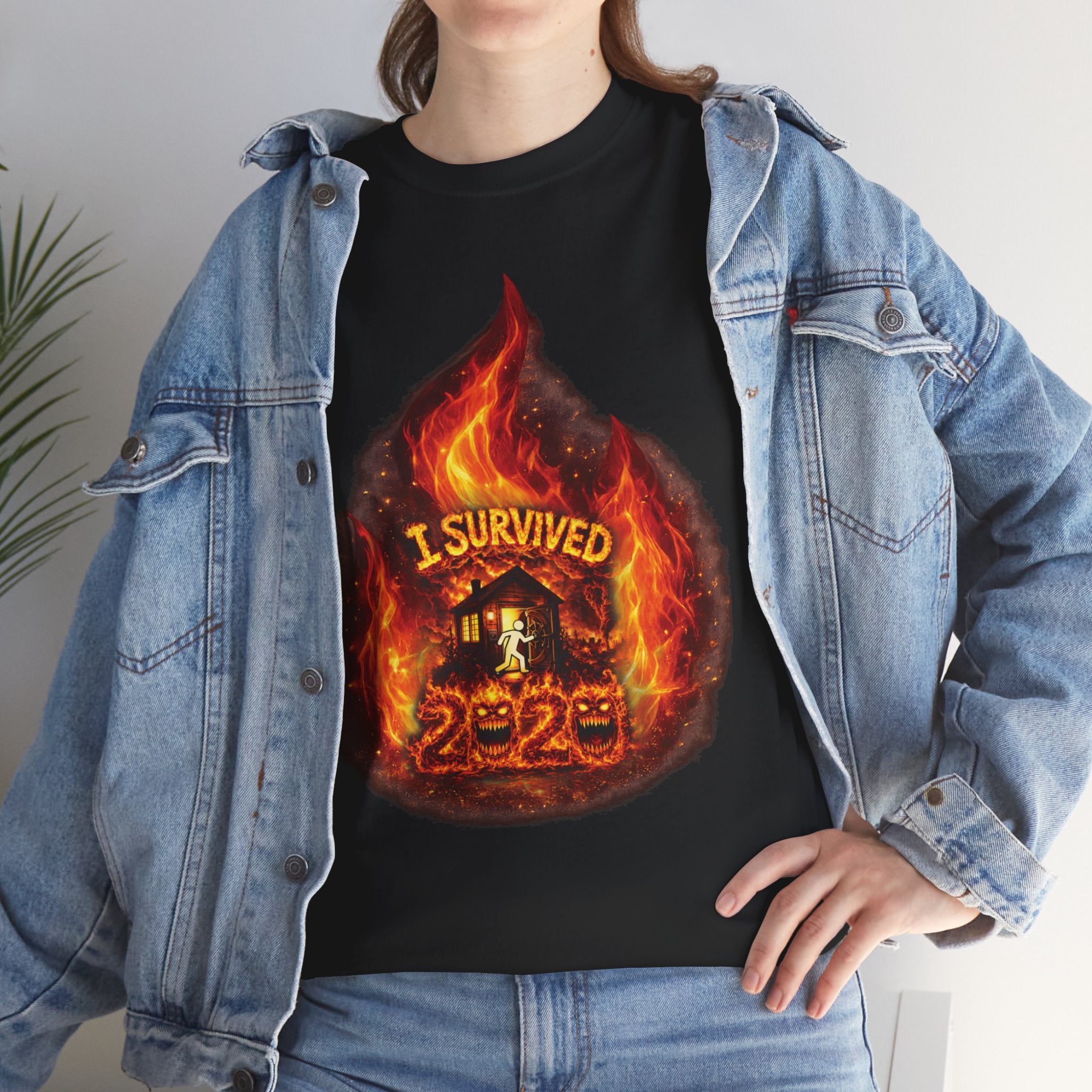 I Survived 2020 — Director's Cut S2:E1 "Berry Creek" | Wildfire Edition Memorial Unisex Heavy Cotton Tee