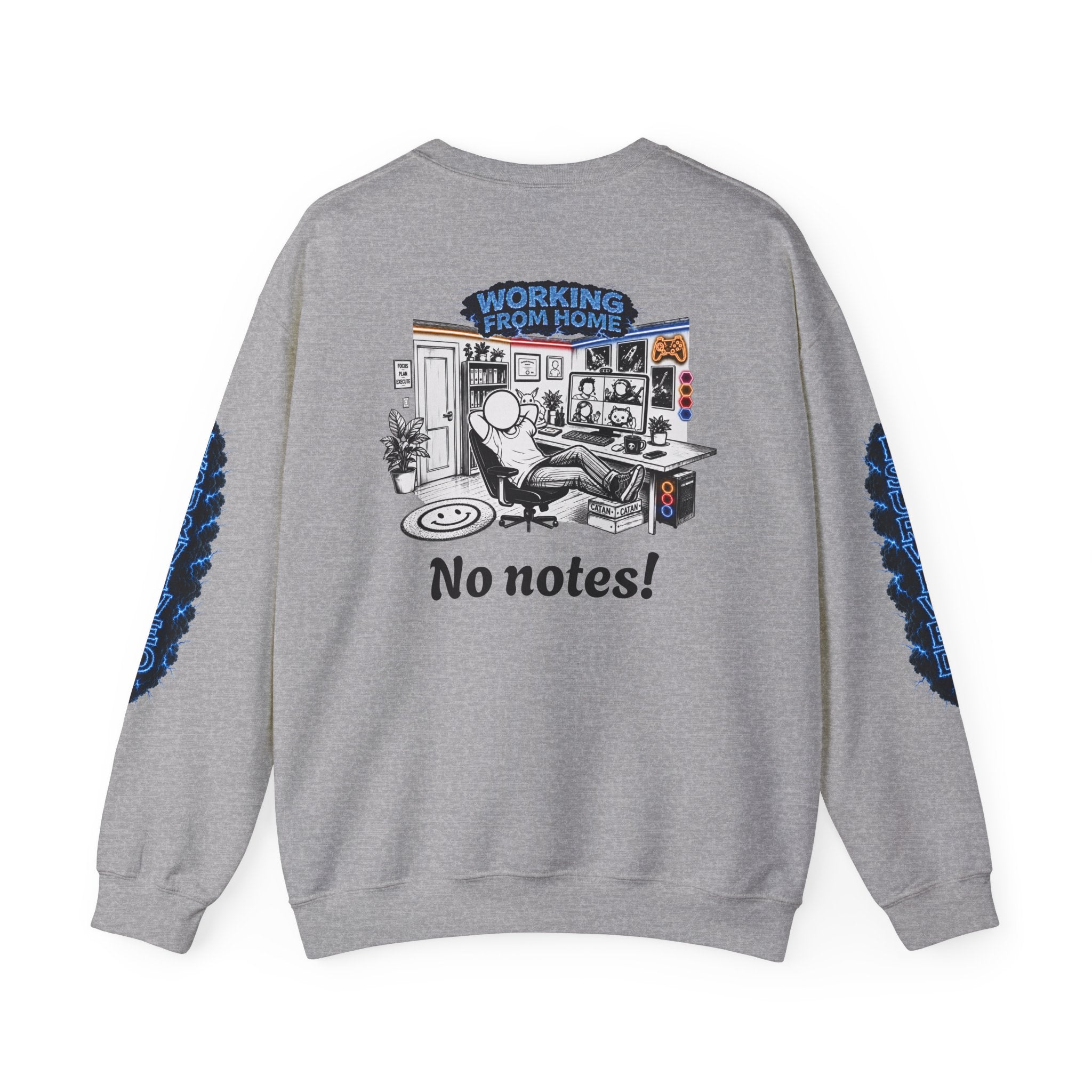 I Survived 2020 — Director's Cut S3:E4 "Working From Home" | Mid-Season Finale Pt. 1 | Lockdown Edition Documentary Unisex Heavy Blend™ Crewneck Sweatshirt