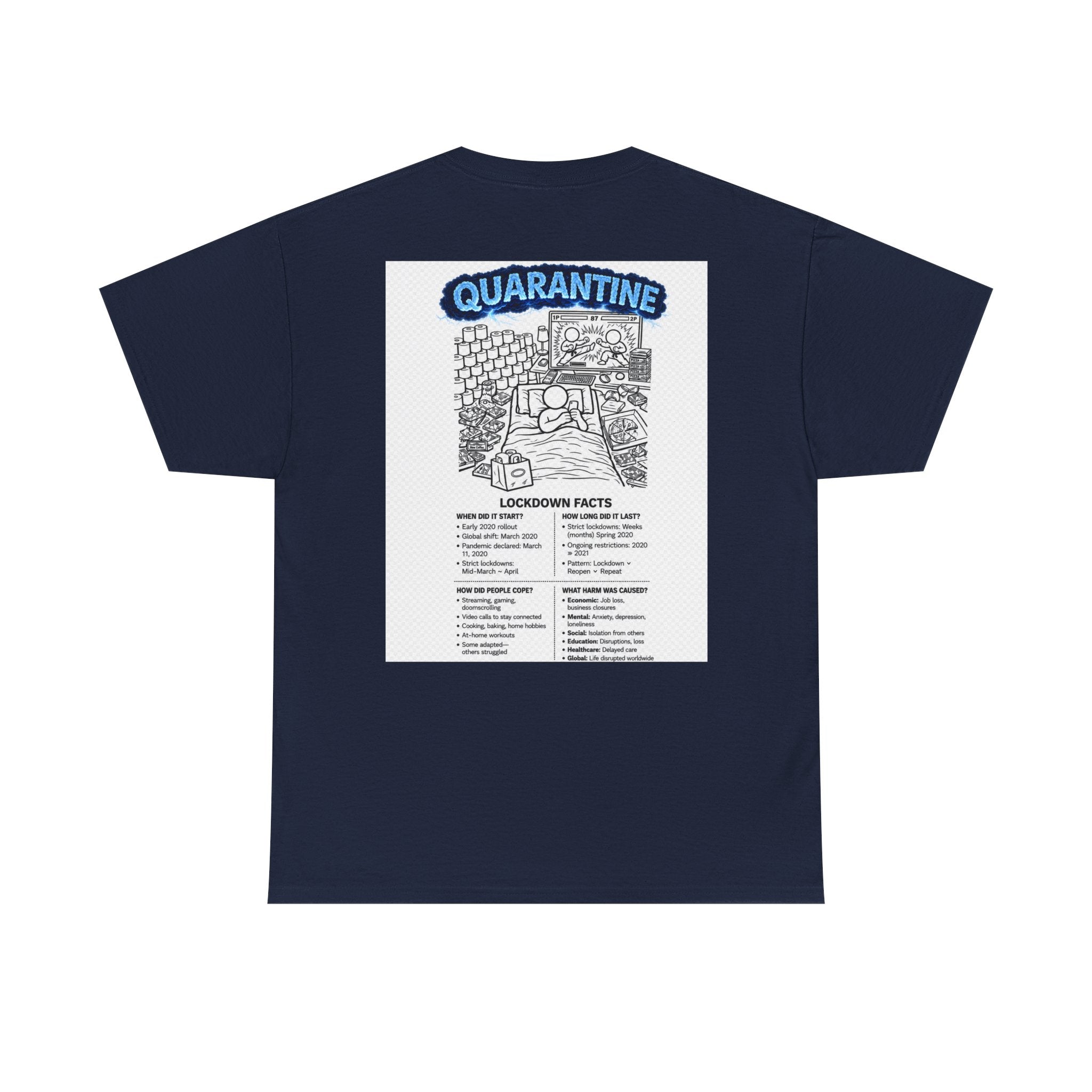 I Survived 2020 — S3:E1 "Quarantine" | Lockdown Edition Documentary Unisex Heavy Cotton Tee