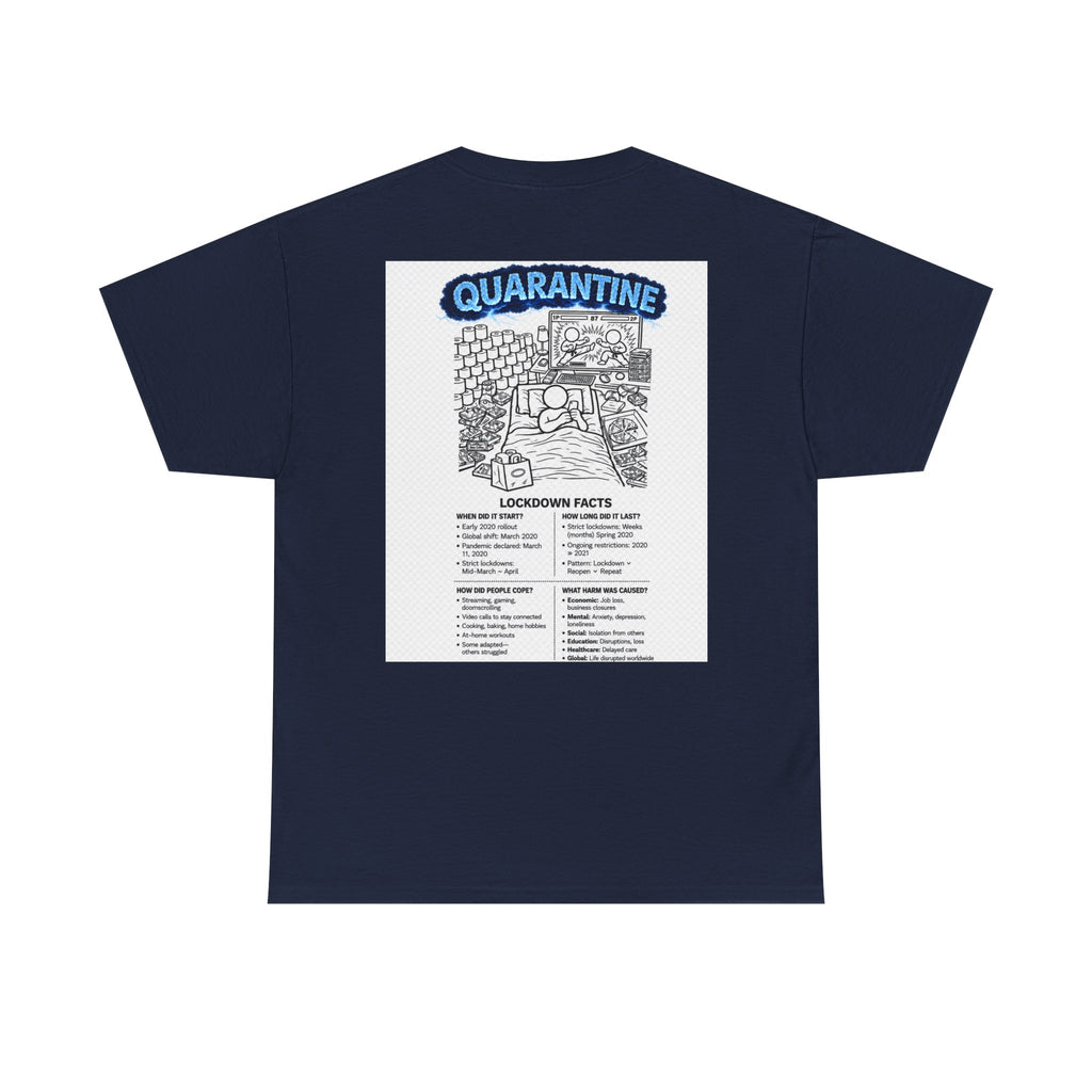 Copy of  I Survived 2020 — S3:E1 "Quarantine" | Lockdown Edition Documentary Unisex Heavy Cotton Tee