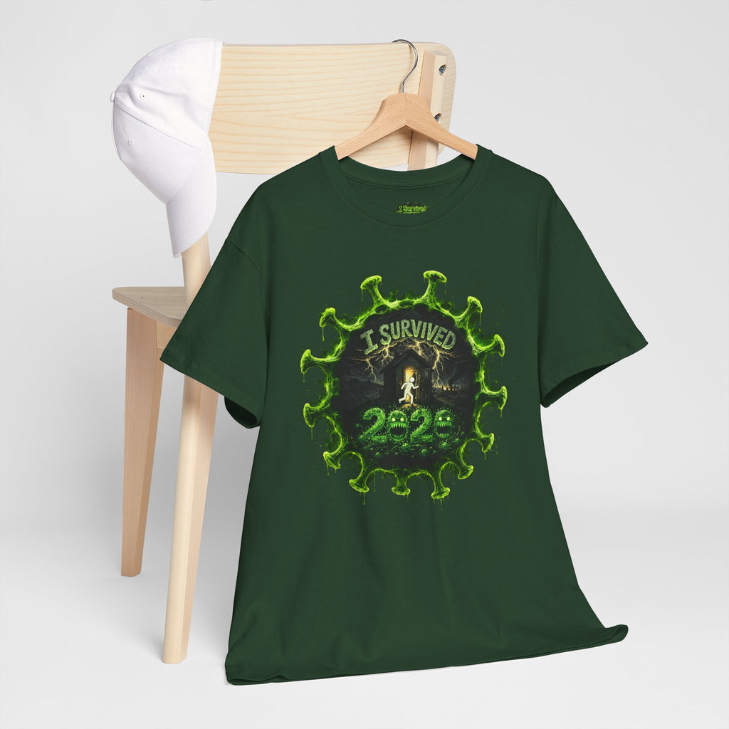 I Survived 2020 — Director's Cut S1:E2 "The Coming of COVID" | Pandemic Edition Unisex Heavy Cotton Tee
