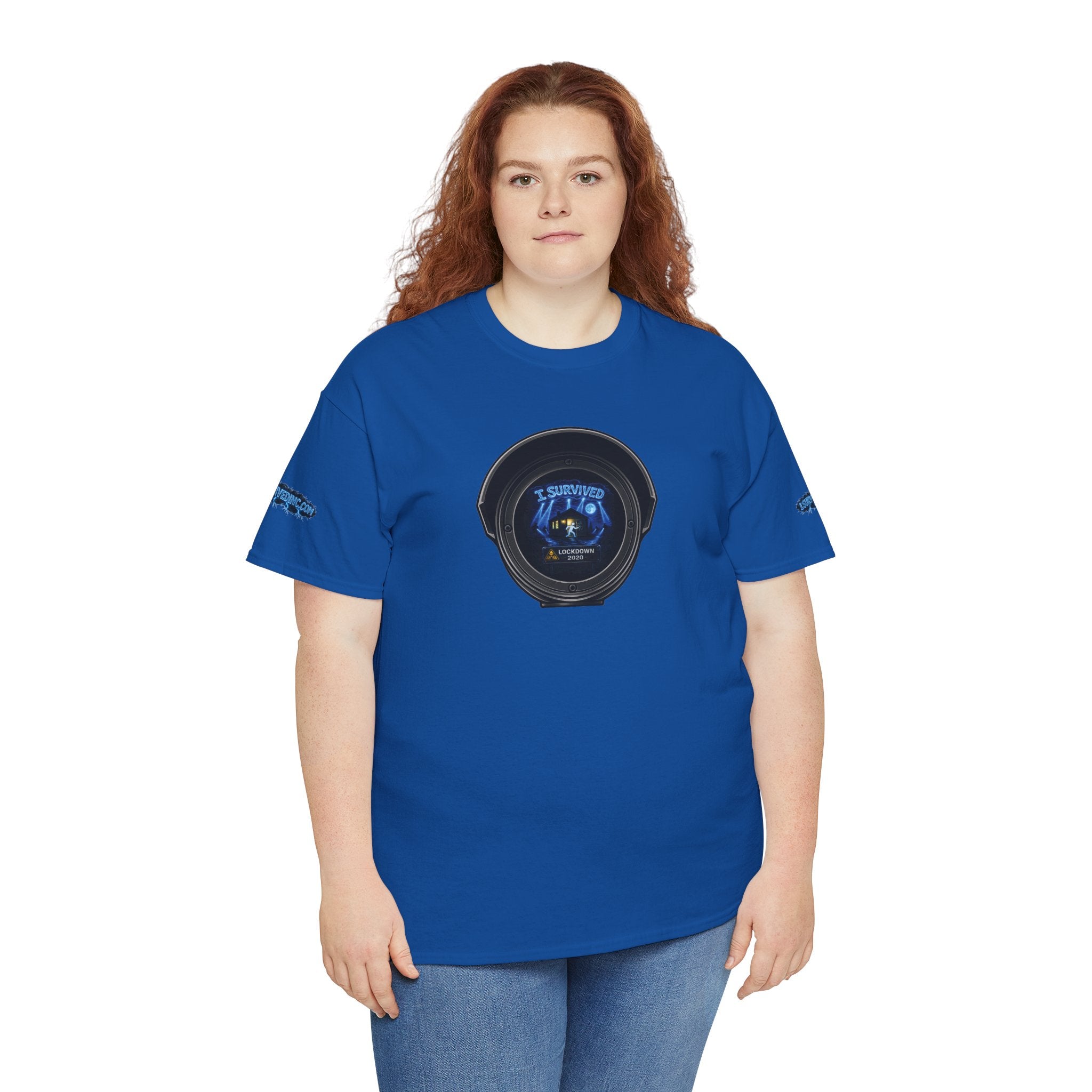 I Survived 2020 — LOCKDOWN S3:E3: Director's Cut Special Edition "Working From Home" Unisex Heavy Cotton Tee