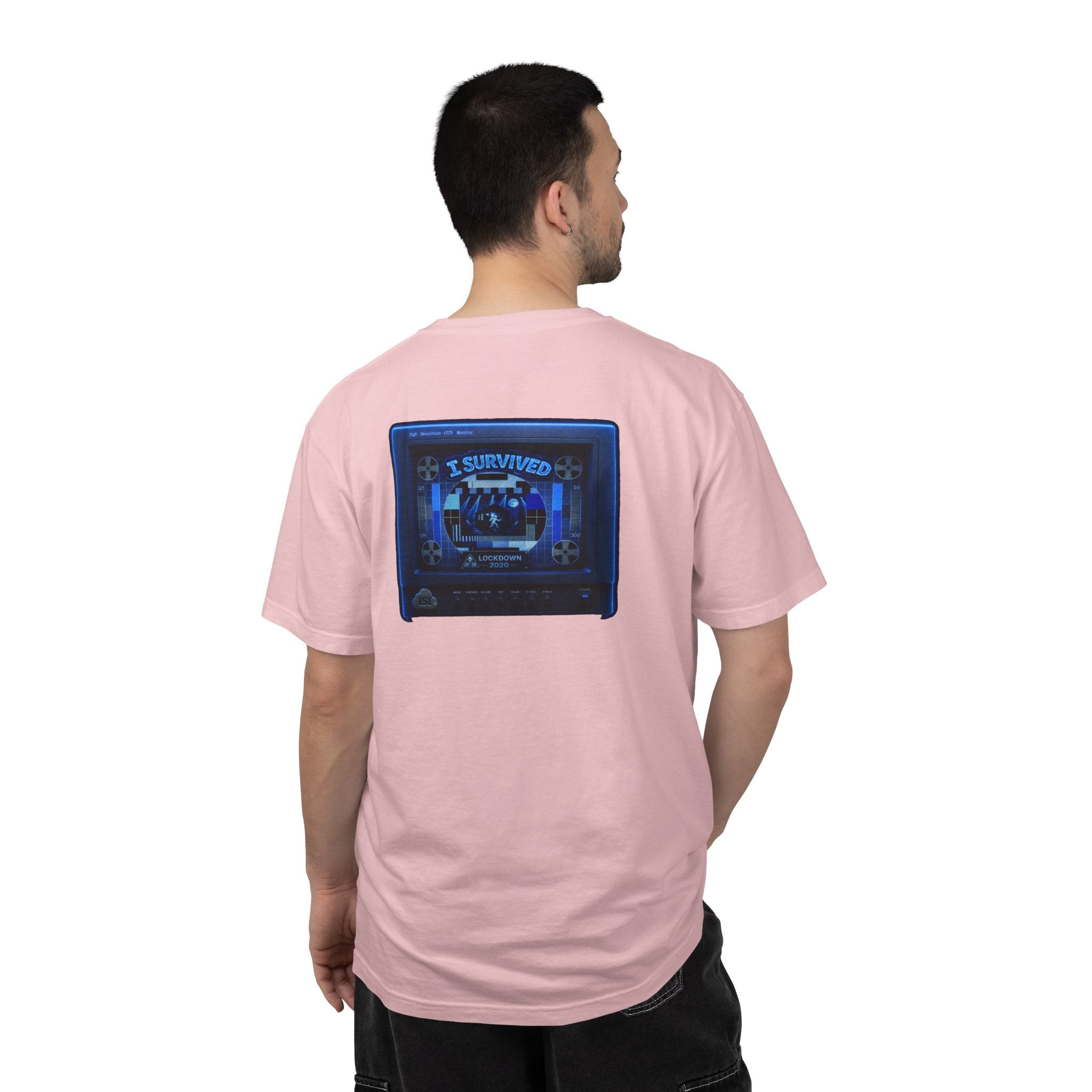 I Survived 2020 — "Please Stand By" Test Pattern Tee Lockdown Special Edition Summer Exclusive Unisex Garment-Dyed T-shirt