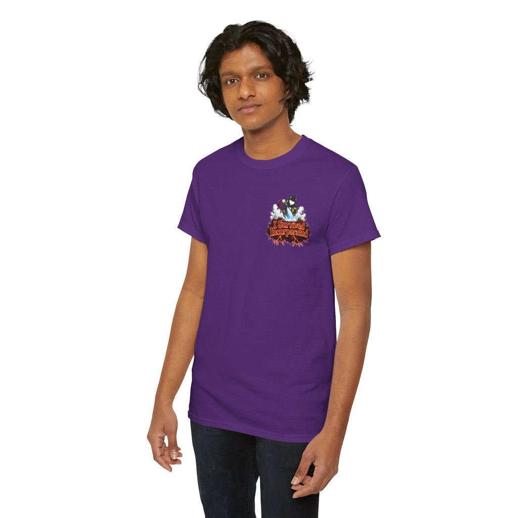 I Survived 2020 — "Please Stand By" Test Pattern Tee Wildfire Signal Edition Summer Premiere Unisex Heavy Cotton Tee