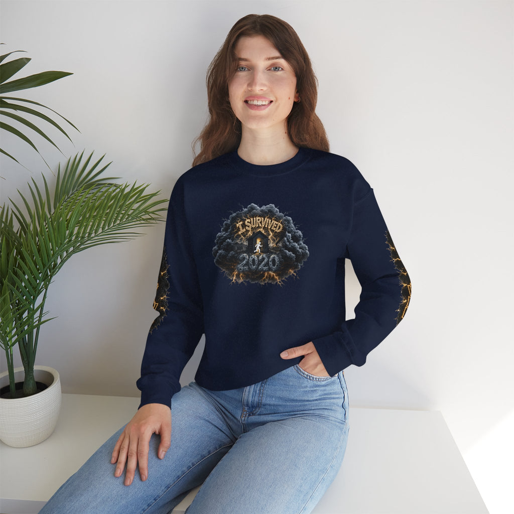 I Survived 2020 — Original PILOT Design: Director's Cut Special Edition Unisex Heavy Blend™ Crewneck Sweatshirt