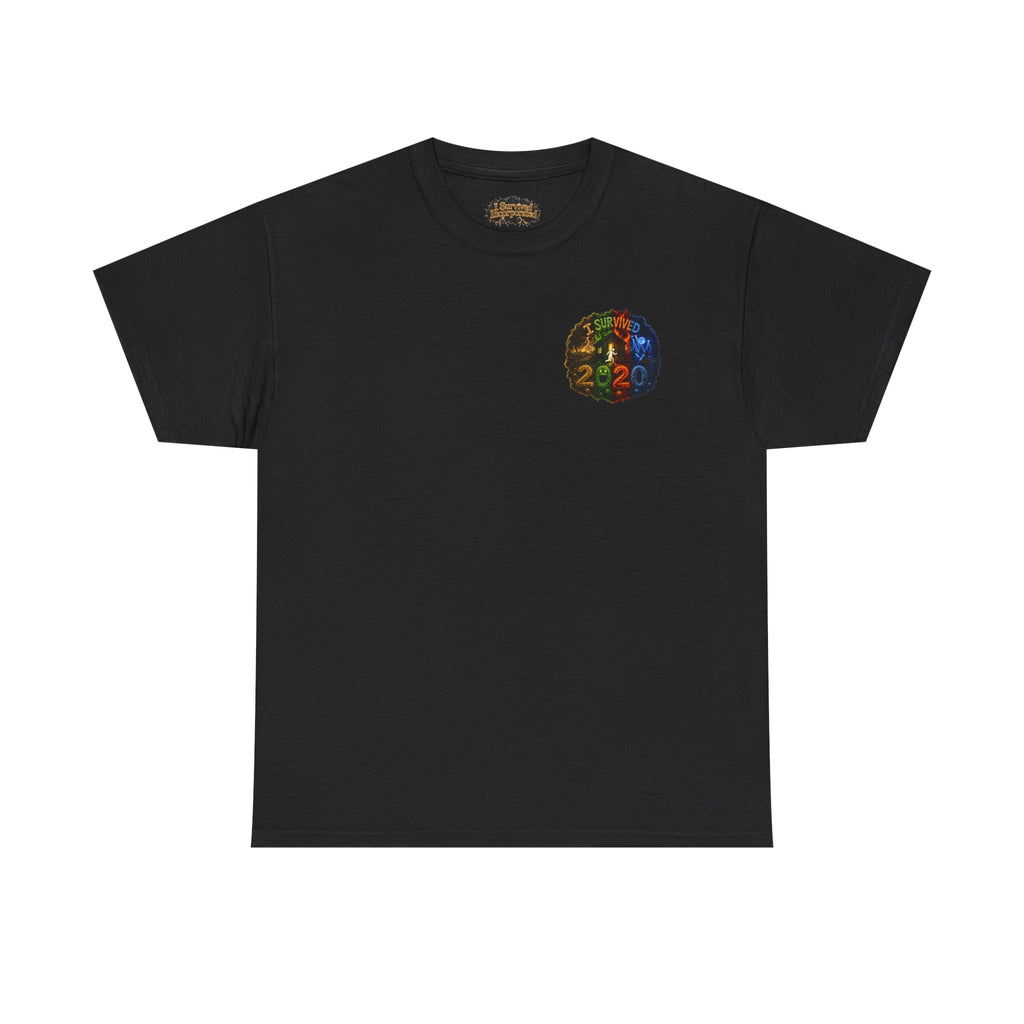 I Survived 2020 — "No Signal" Test Pattern Tee Alien Broadcast Finale Summer Premiere Unisex Heavy Cotton Tee