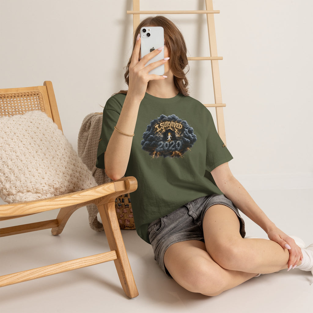 I Survived 2020 — Director's Cut Original Design Teaser Tee | Season 1 Premiere Drop Unisex Heavy Cotton Tee (SPECIAL EDITION)