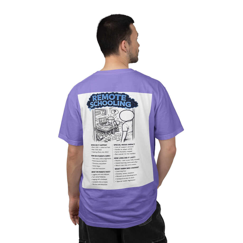 I Survived 2020 — S3:E3 "Remote Schooling" | Lockdown Edition Documentary Unisex Garment-Dyed T-shirt