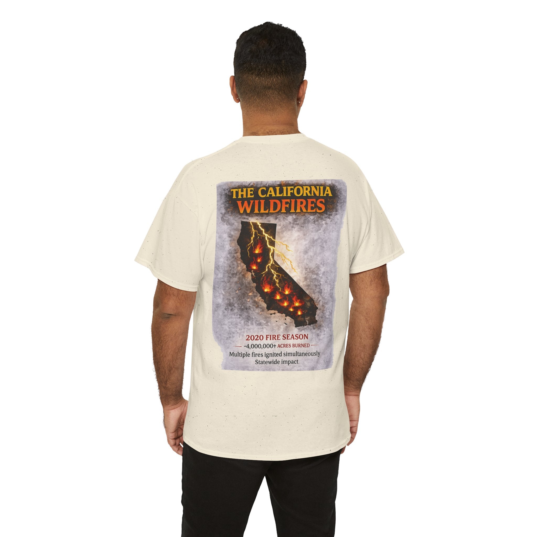 I Survived 2020 — WILDFIRES S2:E3: "The California Wildfires" Unisex Heavy Cotton Tee