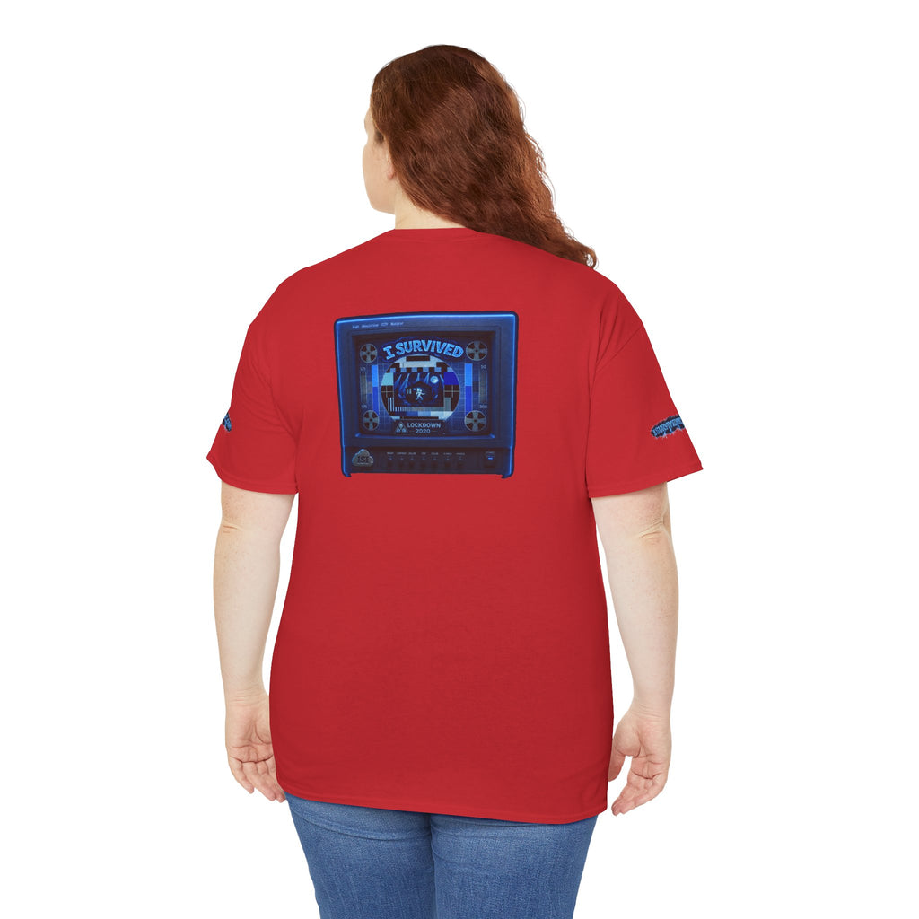 I Survived 2020 — "Please Stand By" Test Pattern Tee Lockdown Special Edition Summer Exclusive Unisex Heavy Cotton Tee