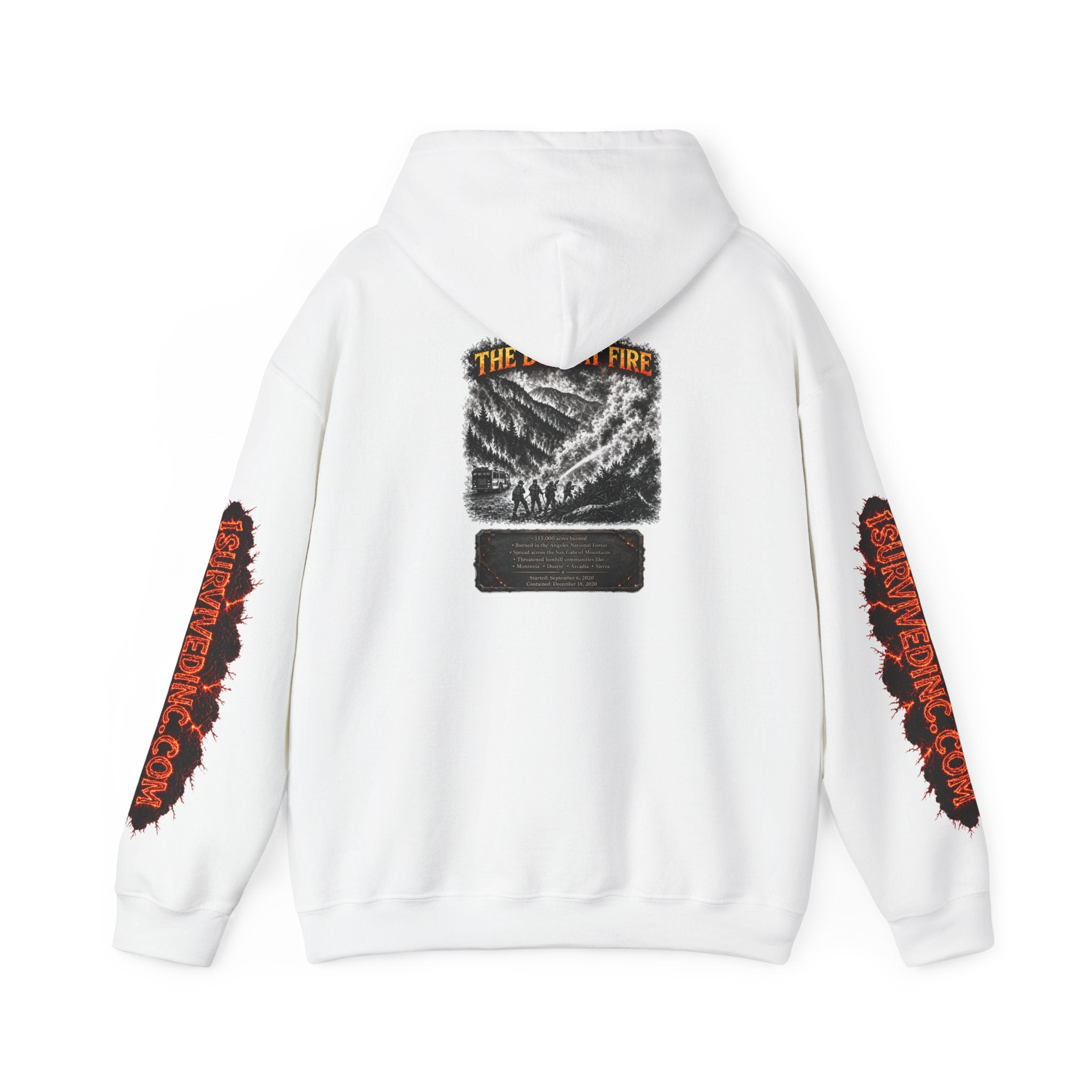 I Survived 2020 — WILDFIRES S2:E2: "The Bobcat Fire" Memorial Hoodie