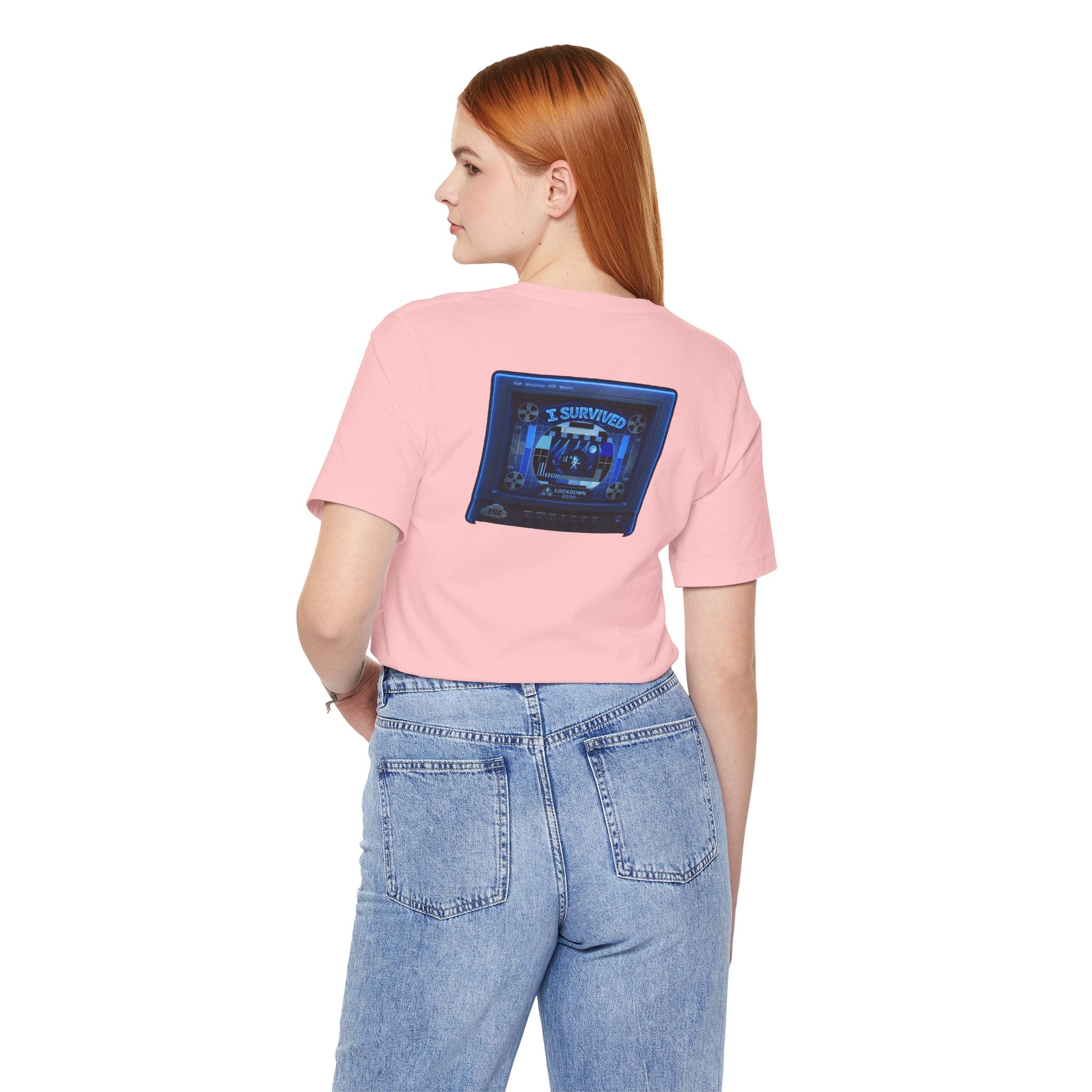 I Survived 2020 — "Please Stand By" Test Pattern Tee Lockdown Summer Exclusive Unisex Jersey Short Sleeve Tee