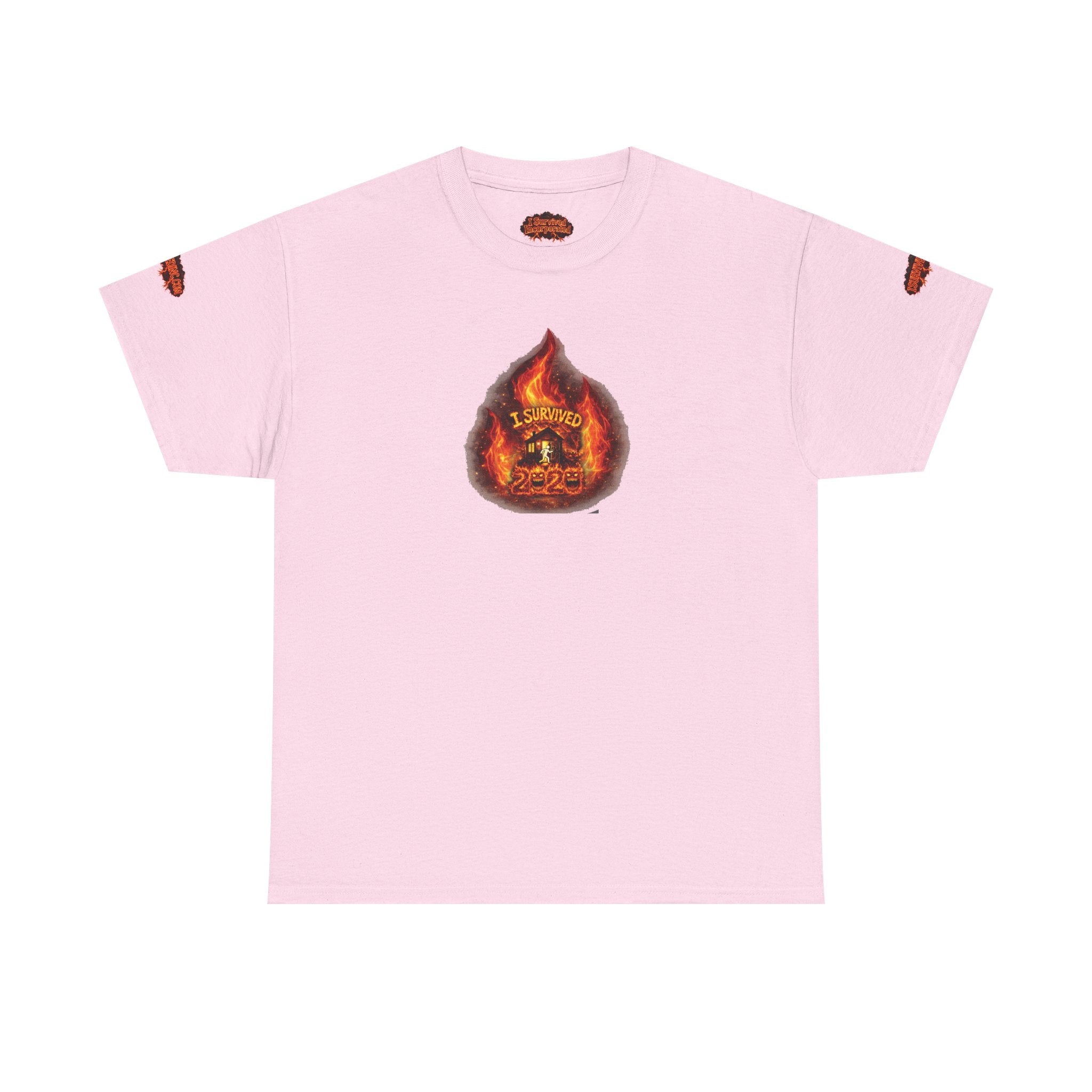 I Survived 2020 — WILDFIRES S2:E3: Director's Cut Special Edition "The California Wildfires" Memorial Unisex Heavy Cotton Tee